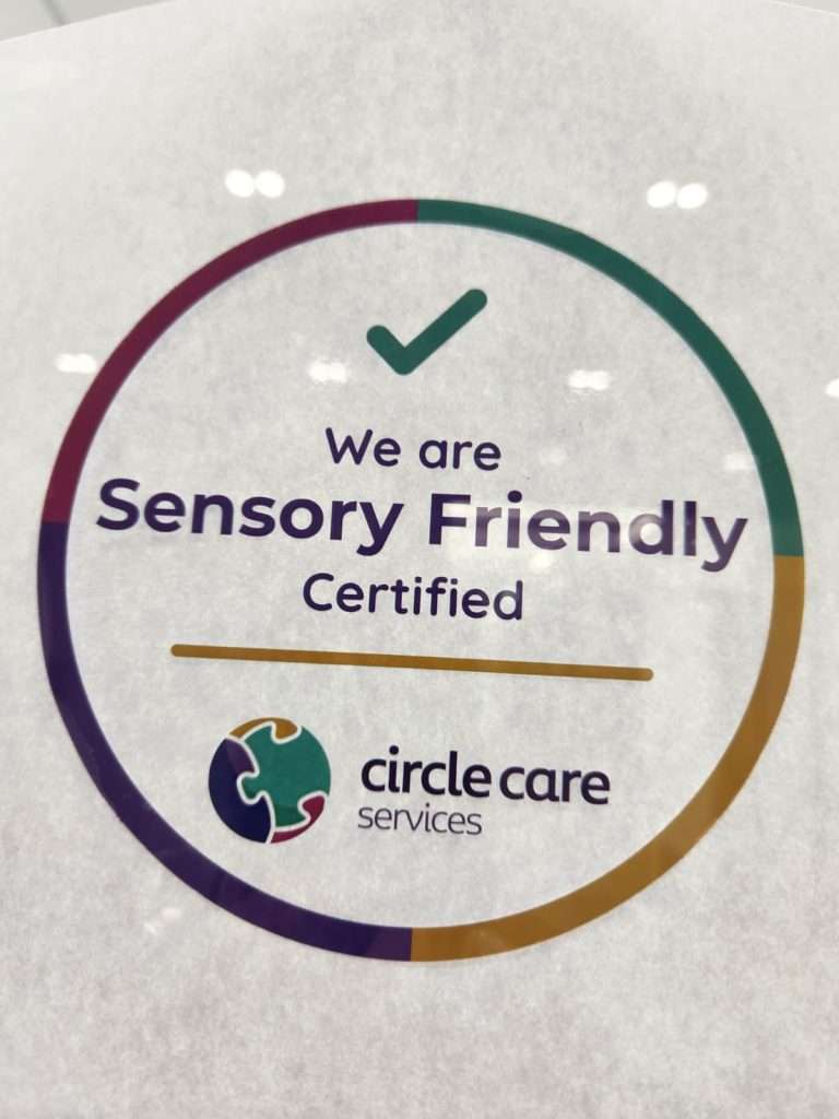 Sensory Friendly Certified  sticker 